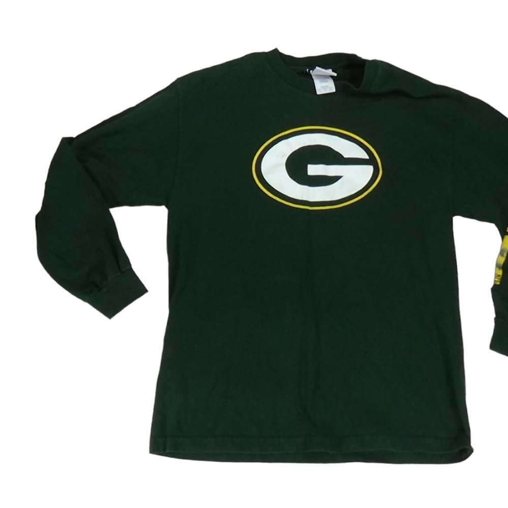 NFL Team Apparel Green Bay Packers T-Shirt Men's Size Large Long Sleeve Top